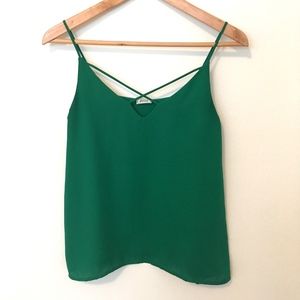 Emerald Green Pimkie Camisole Size Sm/XSm